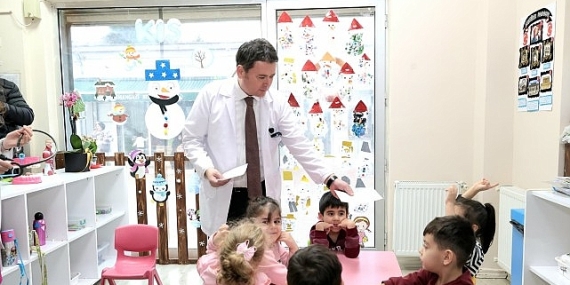 Başkan Erkan Aydın Mesleğini Çocuklara Tanıttı