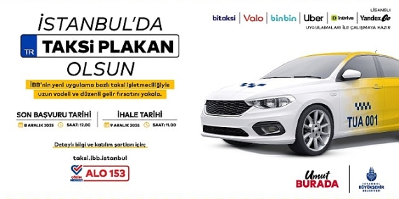 Uygulama Bazlı Taksi İçin Yeni İhale 9 Aralık’ta