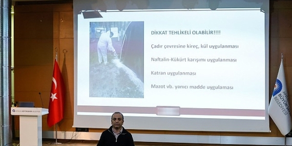 Büyükşehir’den ilaçlama personeline biyosidal ürün kullanımı eğitimi