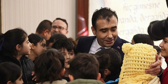 İbrahim Bey Ortaokulu Öğrencilerinden Belediye Başkanı Kalaycı’ya Ziyaret