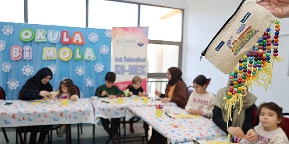 Minik KO-MEK’liler “Okula Bi’ Mola”da buluştu