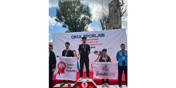 Aliağalı Genç Sporcu Türkiye Oryantiring Şampiyonu Oldu