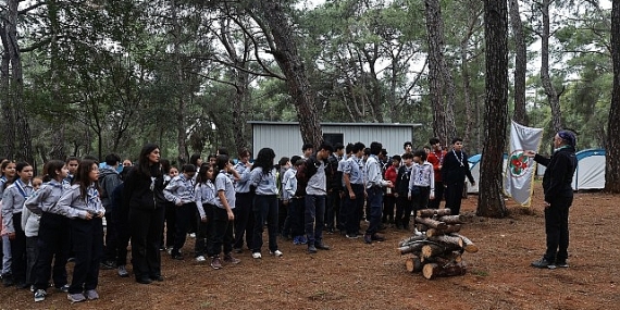 Antalya Büyükşehir Belediyesi izcileri kaynaşma kampında buluştu