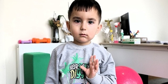 Gonca’da atılan ilk adım, minik Demir’e umut oldu