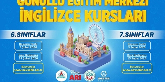 Nevşehir Belediyesi’nde Gönüllü Eğitim Kursları İçin Geri Sayım Başladı!