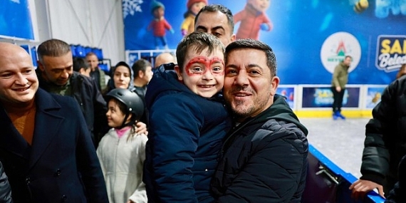 Nevşehir Buz Pateni Pisti Törenle Hizmete Açıldı