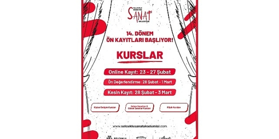 Selçuklu Sanat Akademisi’nde 14. Dönem Ön Kayıtları Başladı