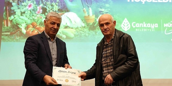 Yeşilin Kalbi Çankaya’da 300 Bahçıvan Sertifika Aldı