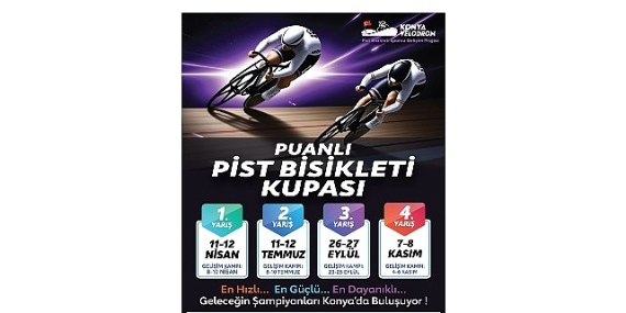 Konya Velodromu, geleceğin şampiyonlarını ağırlamaya hazırlanıyor