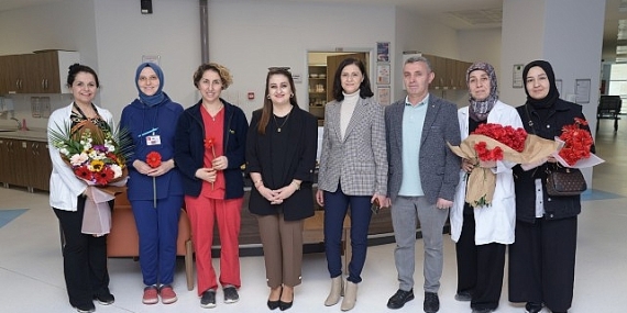 Sağlık Çalışanlarına 14 Mart Ziyareti
