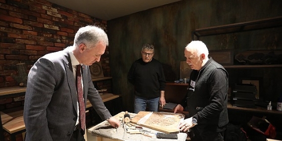 Başkan Taban’dan İNESMEK Kursiyerlerine Ziyaret