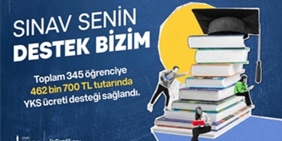 İzmir Büyükşehir Belediyesi’nden YKS ücreti desteği