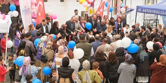 KEDV, Antakya Belediyesi iş birliği ile yeni bir merkez daha açtı