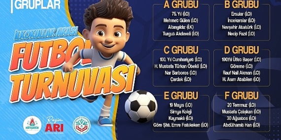 Nevşehir Belediyesi’nden İlkokullar Arası 23 Nisan Futbol Turnuvası