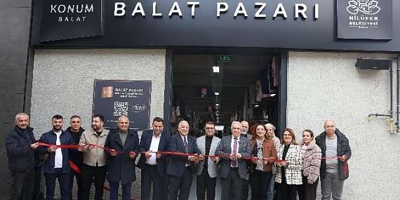 Nilüfer’in 8’inci giyim pazarı Balat’ta açıldı